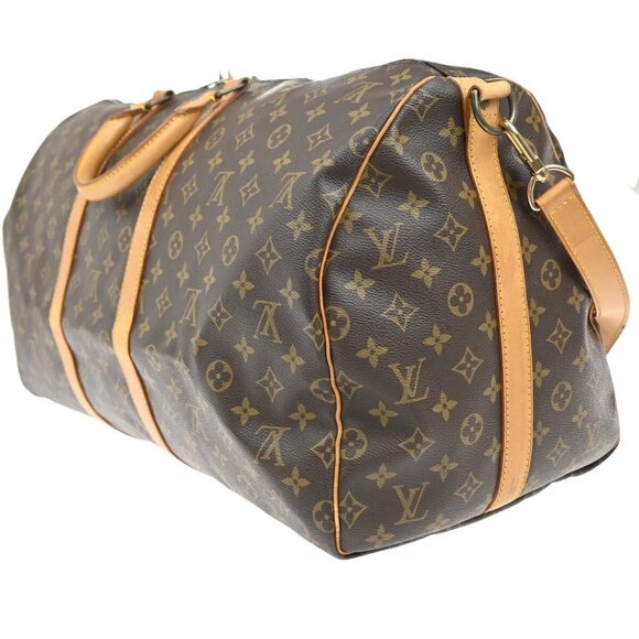 LOUIS VUITTON Keepall Bandouliere 55 2Way Hand Bag Monogram BN - Picture 4 of 16